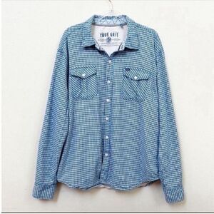 True Grit Long Sleeve Button Down Top